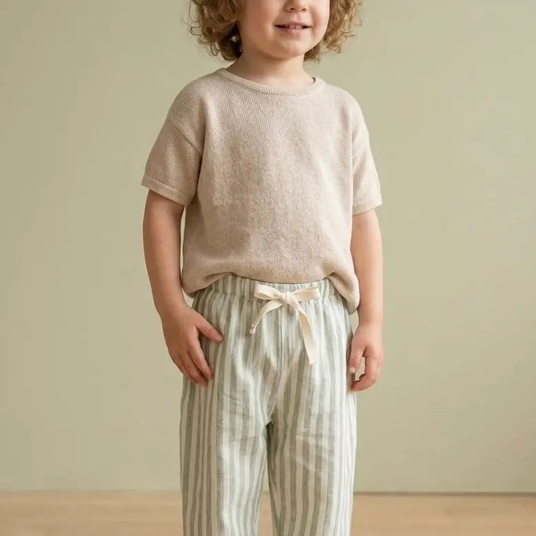 Olive Grove Stripe Trousers